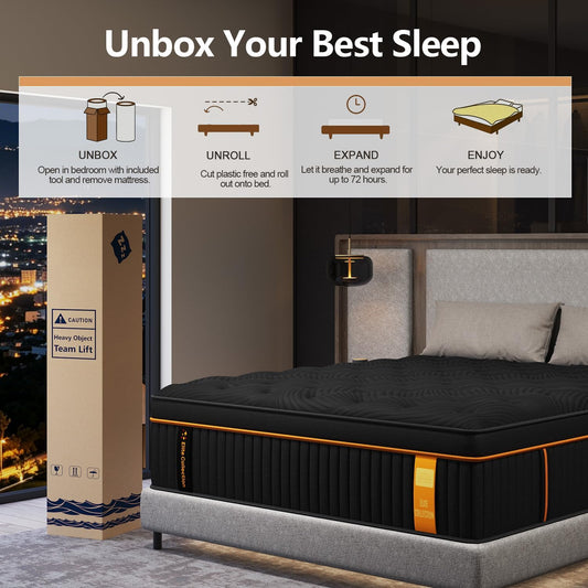 🌙 Upgrade Your Sleep with the Ultimate Hybrid Mattress – Limited Time Offer! 🛏️