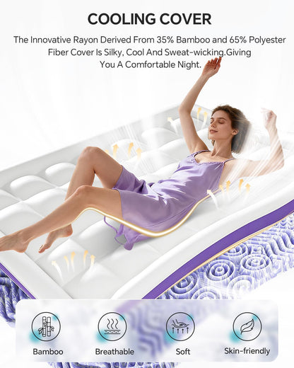 🛌 Turn Any Mattress Into a Cloud – Multi-Layer Memory Foam Topper! ☁️
