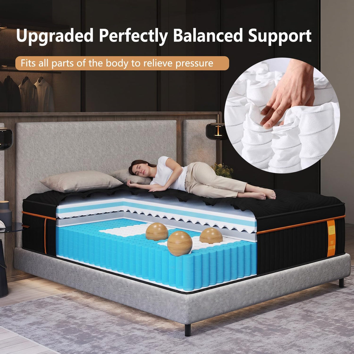 🌙 Upgrade Your Sleep with the Ultimate Hybrid Mattress – Limited Time Offer! 🛏️