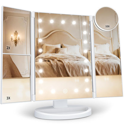 🔍 Lighted Trifold Magnifier – Portable LED Magnifying Glass for Reading & Crafts 💡