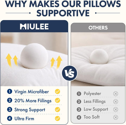 🛋️ Fluffy, Full & Fabulous – Premium Pillow Inserts for Every Space! ✨