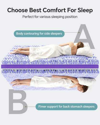 🛌 Turn Any Mattress Into a Cloud – Multi-Layer Memory Foam Topper! ☁️