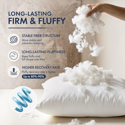 🛋️ Fluffy, Full & Fabulous – Premium Pillow Inserts for Every Space! ✨