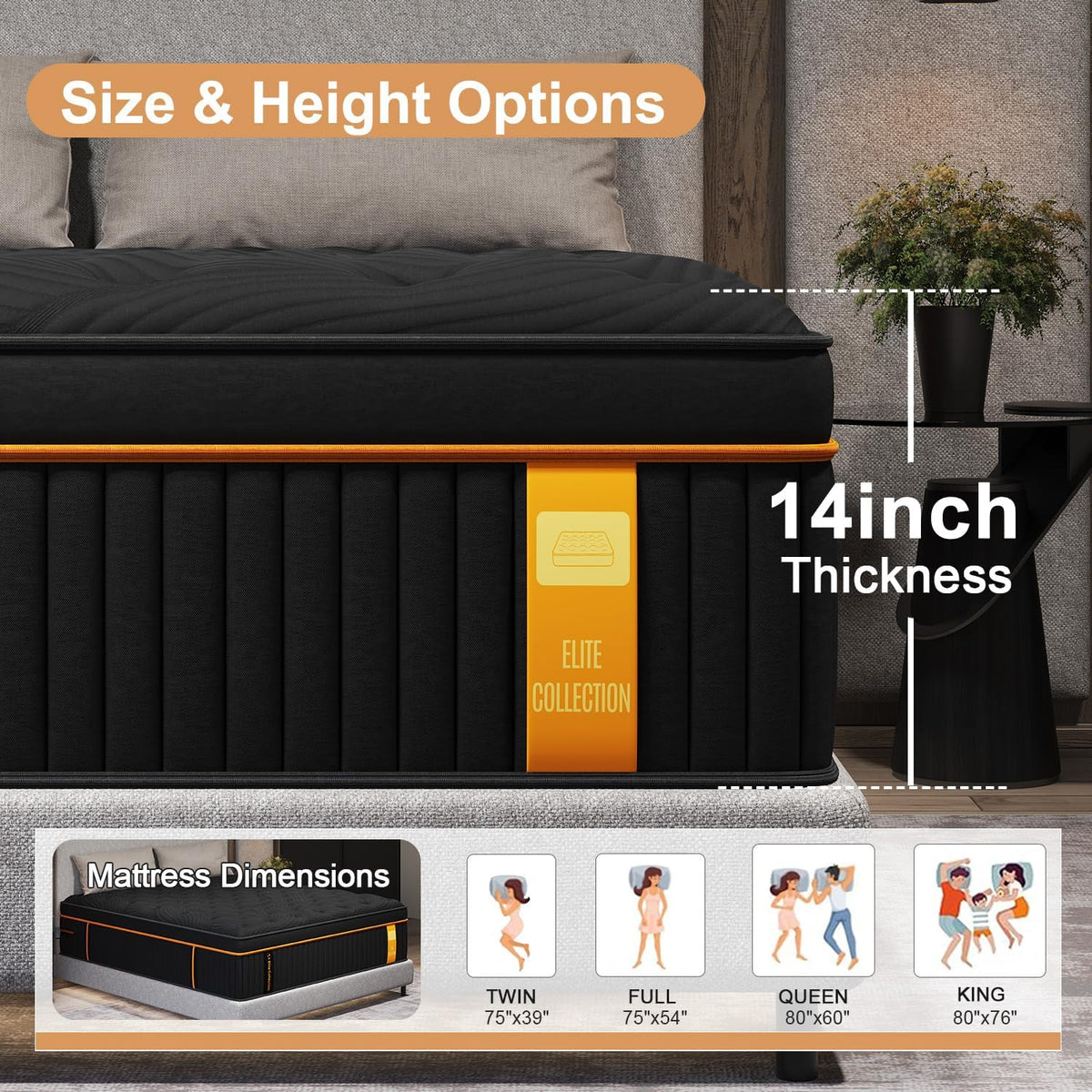 🌙 Upgrade Your Sleep with the Ultimate Hybrid Mattress – Limited Time Offer! 🛏️