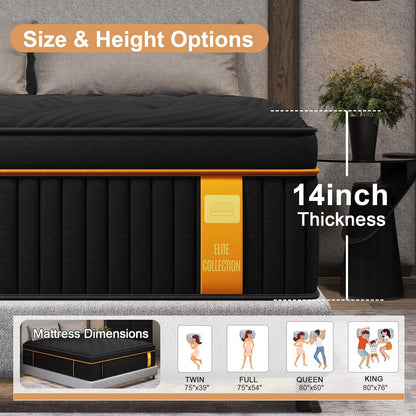 🌙 Upgrade Your Sleep with the Ultimate Hybrid Mattress – Limited Time Offer! 🛏️