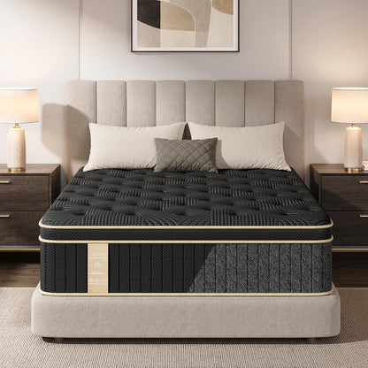 🛏️ Queen Hybrid Mattress – Medium Feel, Maximum Comfort! 🌙